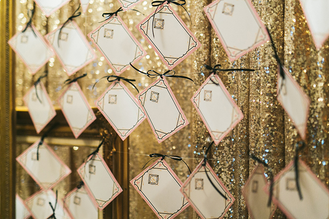 свадьба в стиле 1920-х годов, план рассадки гостей 