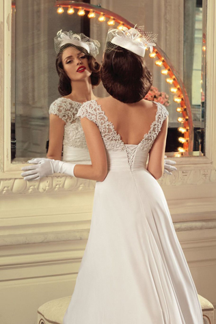 свадьба в стиле 1930-х годов, образ невесты 