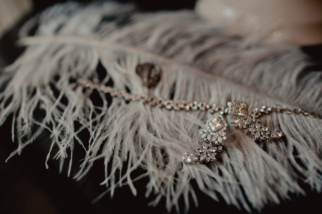 свадьба в стиле 1930-х годов, бижутерия невесты