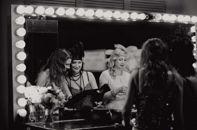 свадьба в стиле 1930-х годов, подружки невесты