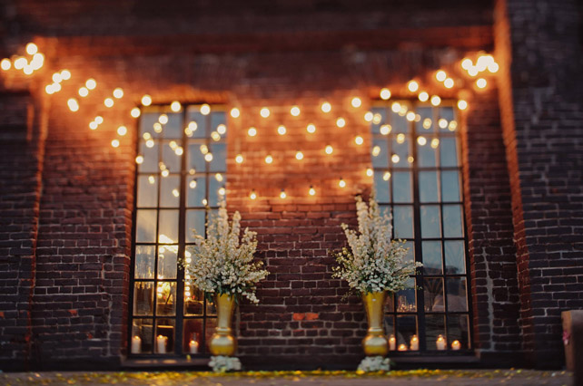 свадьба в стиле 1930-х годов, декор свадебной церемонии