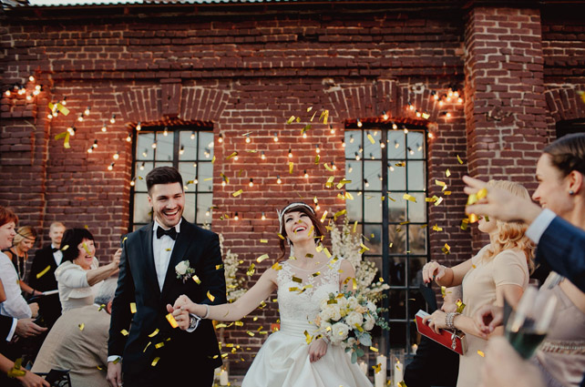 свадьба в стиле 1930-х годов, свадебная церемония 