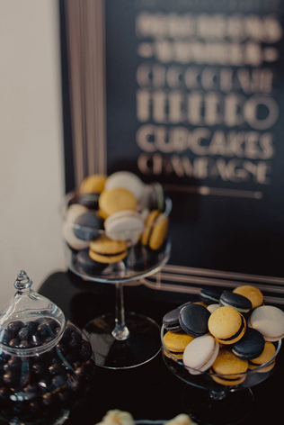 свадьба в стиле 1930-х годов, сладкий стол