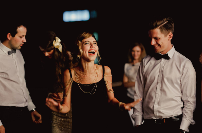 свадьба в стиле 1930-х годов, гости на свадьбе