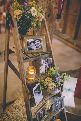 свадьба в стиле 1940-х годов, welcome-зона 