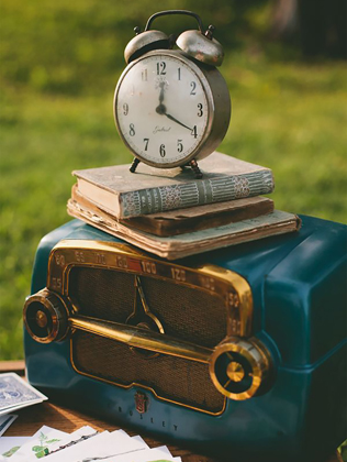 свадьба в стиле 1940-х годов, детали декора 