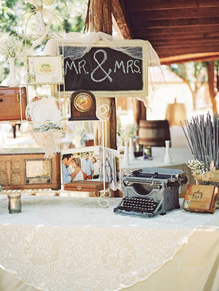 свадьба в стиле 1940-х годов, welcome-зона 