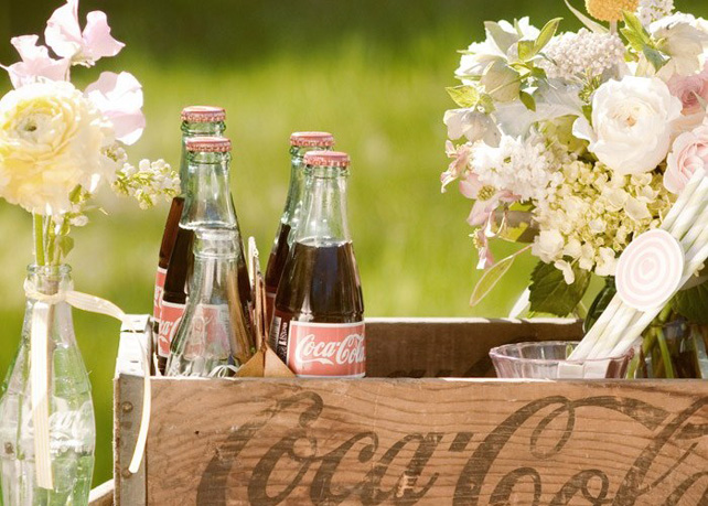 свадьба в стиле 1940-х годов, детали декора 