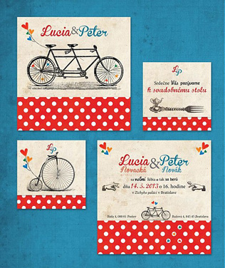 свадьба в стиле 1940-х годов, свадебная полиграфия