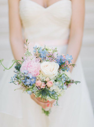 свадьба в стиле 1950-х годов, букет невесты