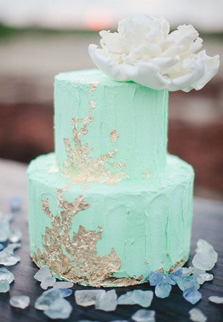 свадьба в стиле 1950-х годов, свадебный торт 