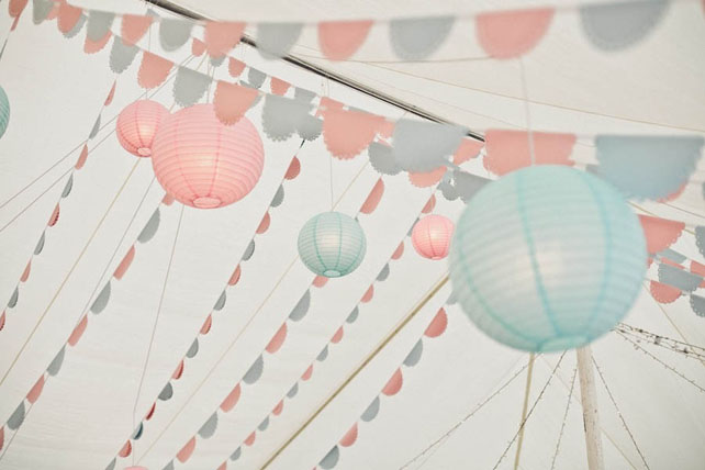 свадьба в стиле 1950-х годов, детали декора 