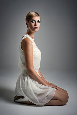 свадьба в стиле 1960-х годов, образ невесты 