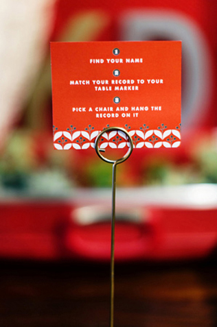 свадьба в стиле 1960-х годов, детали свадьбы 