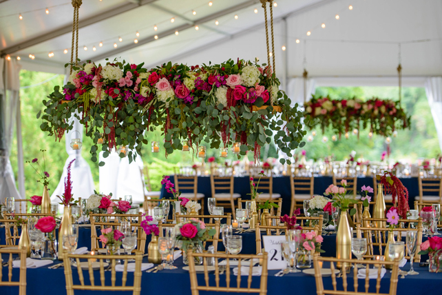 свадьба в стиле 1960-х годов, декор стола