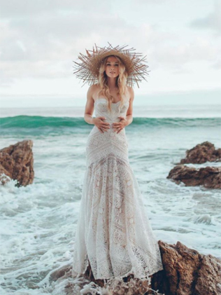 свадьба в стиле 1970-х годов, образ невесты 