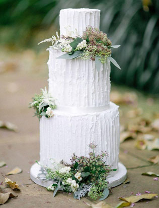 свадьба в стиле 1970-х годов, свадебный торт