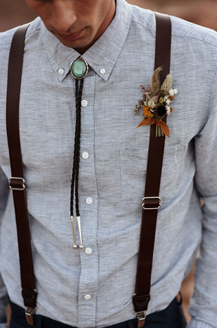 свадьба в стиле 1970-х годов, образ жениха 