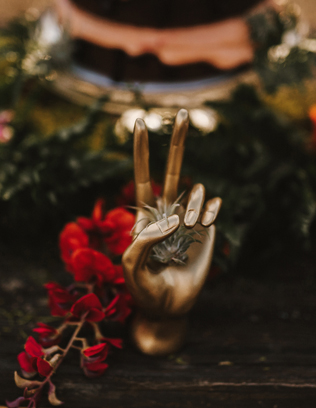 свадьба в стиле 1970-х годов, детали свадьбы 