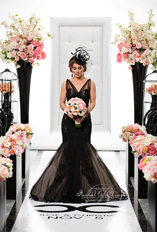 свадьба в стиле Шанель, образ невесты