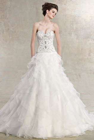 свадьба в стиле Шанель, образ невесты