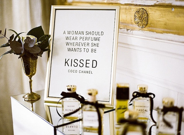 свадьба в стиле Шанель, декор свадьбы