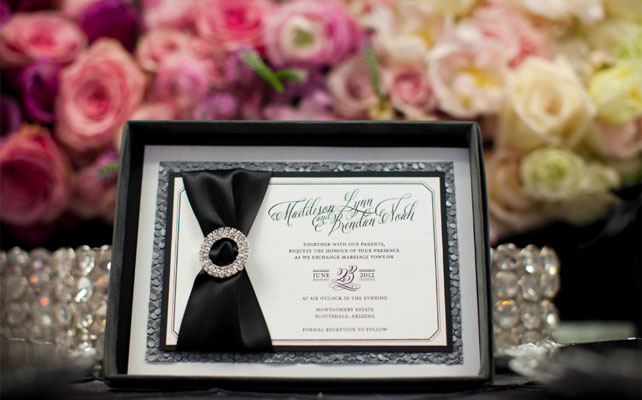 свадьба в стиле Шанель, декор свадьбы