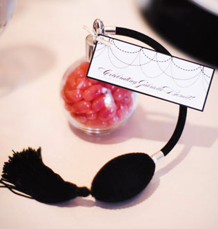 свадьба в стиле Шанель, бонбоньерки