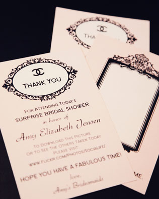 свадьба в стиле Шанель, детали свадьбы