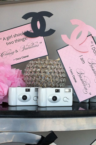 свадьба в стиле Шанель, детали свадьбы