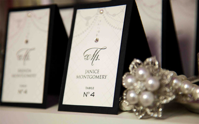 свадьба в стиле Шанель, детали свадьбы