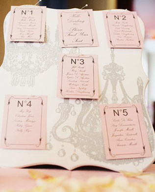 свадьба в стиле Шанель, декор свадьбы