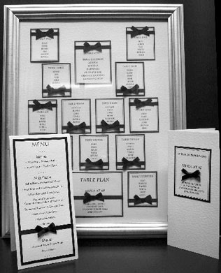 свадьба в стиле Шанель, декор свадьбы