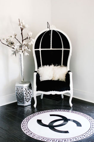 свадьба в стиле Шанель, декор свадьбы