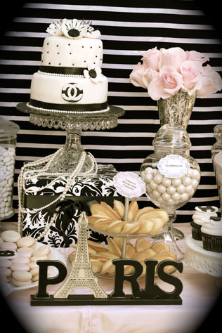 свадьба в стиле Шанель, свадебный торт