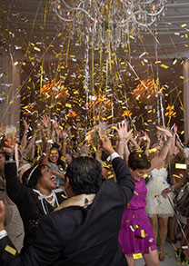 свадьба в стиле Великого Гэтсби, гости на свадьбе