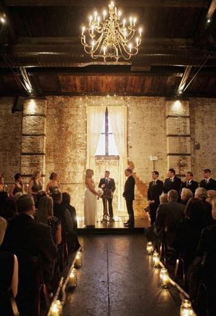 Изысканная простота: свадьба в стиле лофт, место церемонии