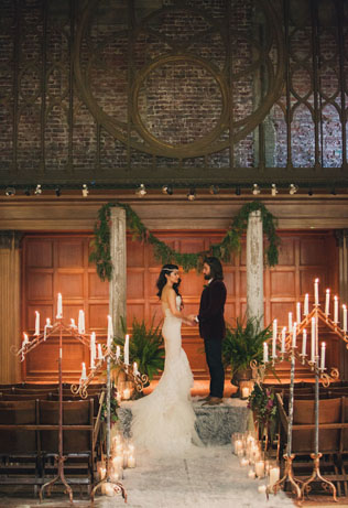 Изысканная простота: свадьба в стиле лофт, место церемонии