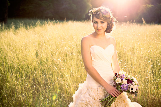 свадьба в стиле прованс, образ невесты