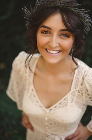 свадьба в стиле прованс, образ невесты