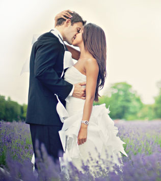 свадьба в стиле прованс, фотосессия в лавандовом поле
