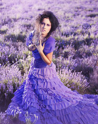 свадьба в стиле прованс, образ невесты