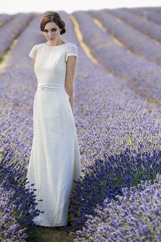 свадьба в стиле прованс, образ невесты