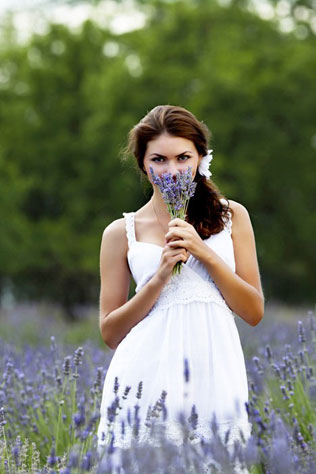 свадьба в стиле прованс, образ невесты