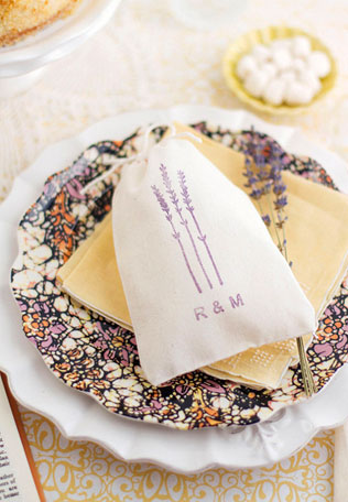 свадьба в стиле прованс, лаванда в декоре