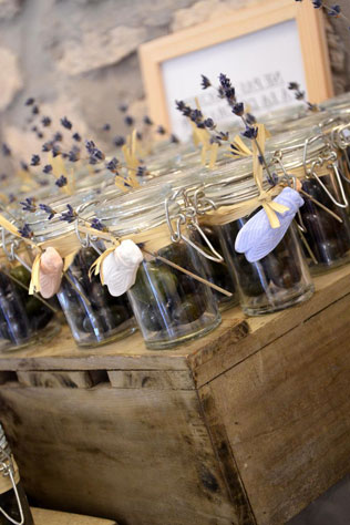 свадьба в стиле прованс, бонбоньерки