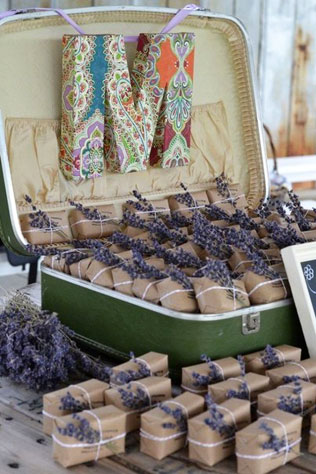 свадьба в стиле прованс, бонбоньерки