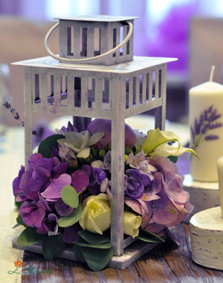 свадьба в стиле прованс, лаванда в декоре