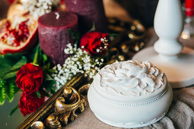 Свадебная фотосессия в дворцовом стиле, шкатулка