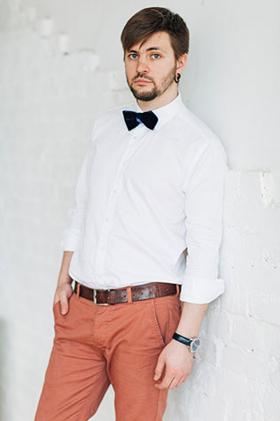 Свадебная фотосессия в стиле бохо, образ жениха